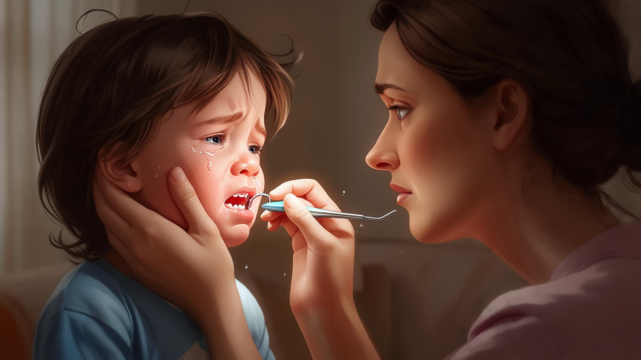 AI: Handling a Child's Broken Tooth with Care